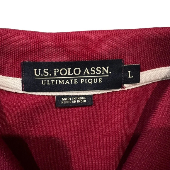 U.S Polo Assn. Men's Ultimate Pique Polo Size Large - Picture 2 of 3